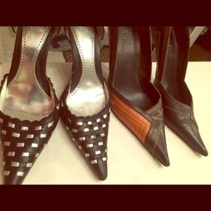 Two Pair Wild Pair Stilettos size 7